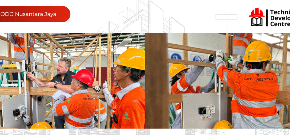 TSDC Workshop class practical training on electrical cable and accessory installation